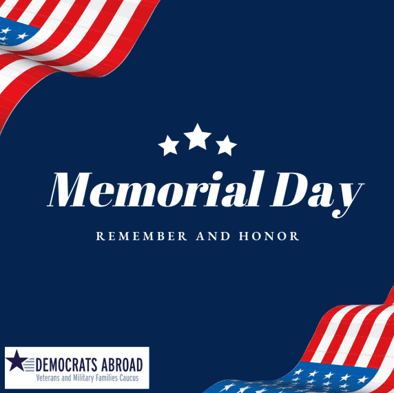 Memorial Day: Logo and Honor (with Military and Veterans Caucus logo)