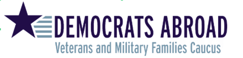 Democrats Abroad Veterans and Military Families Caucus logo