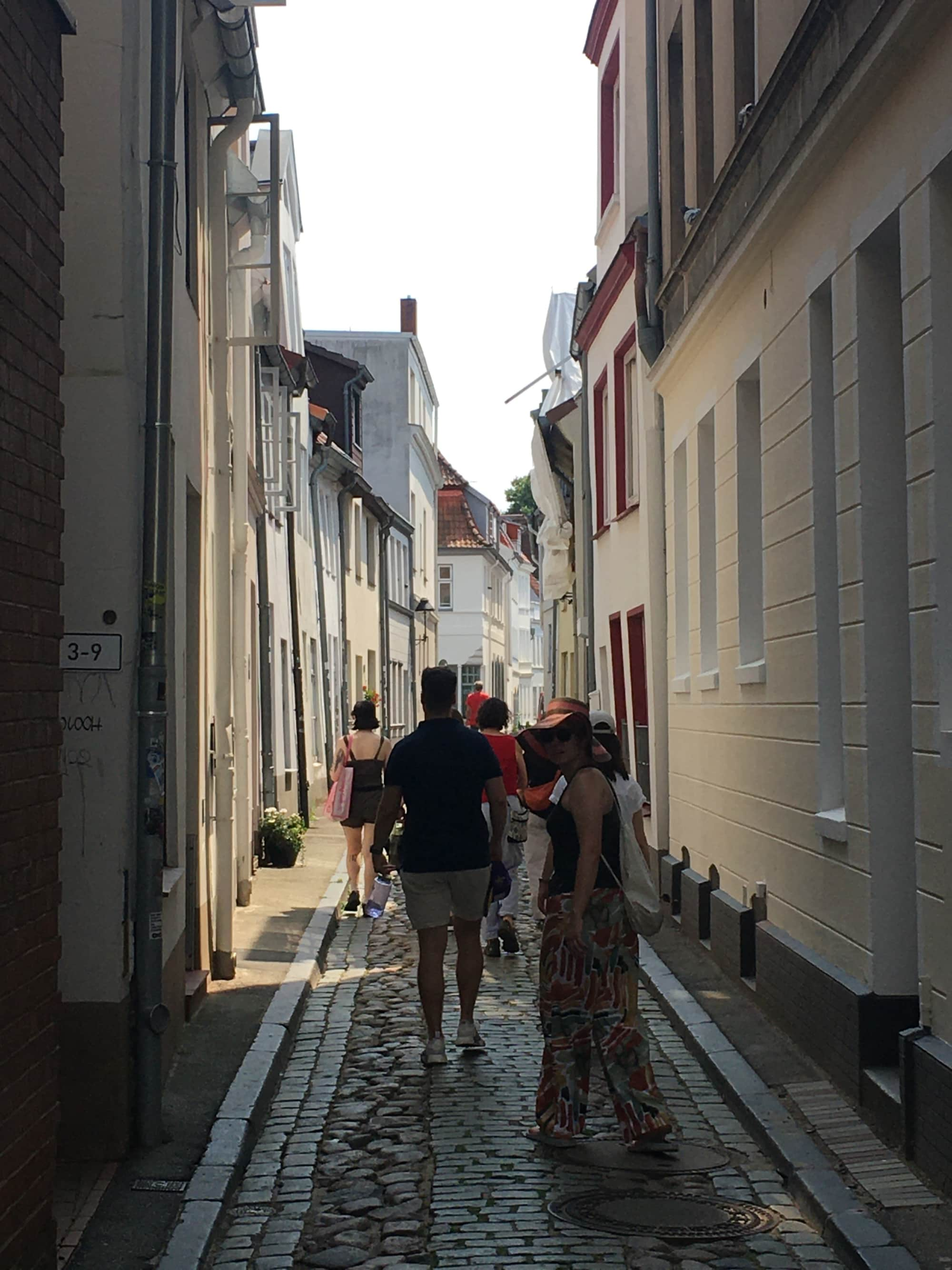 Narrow streets of Lübeck