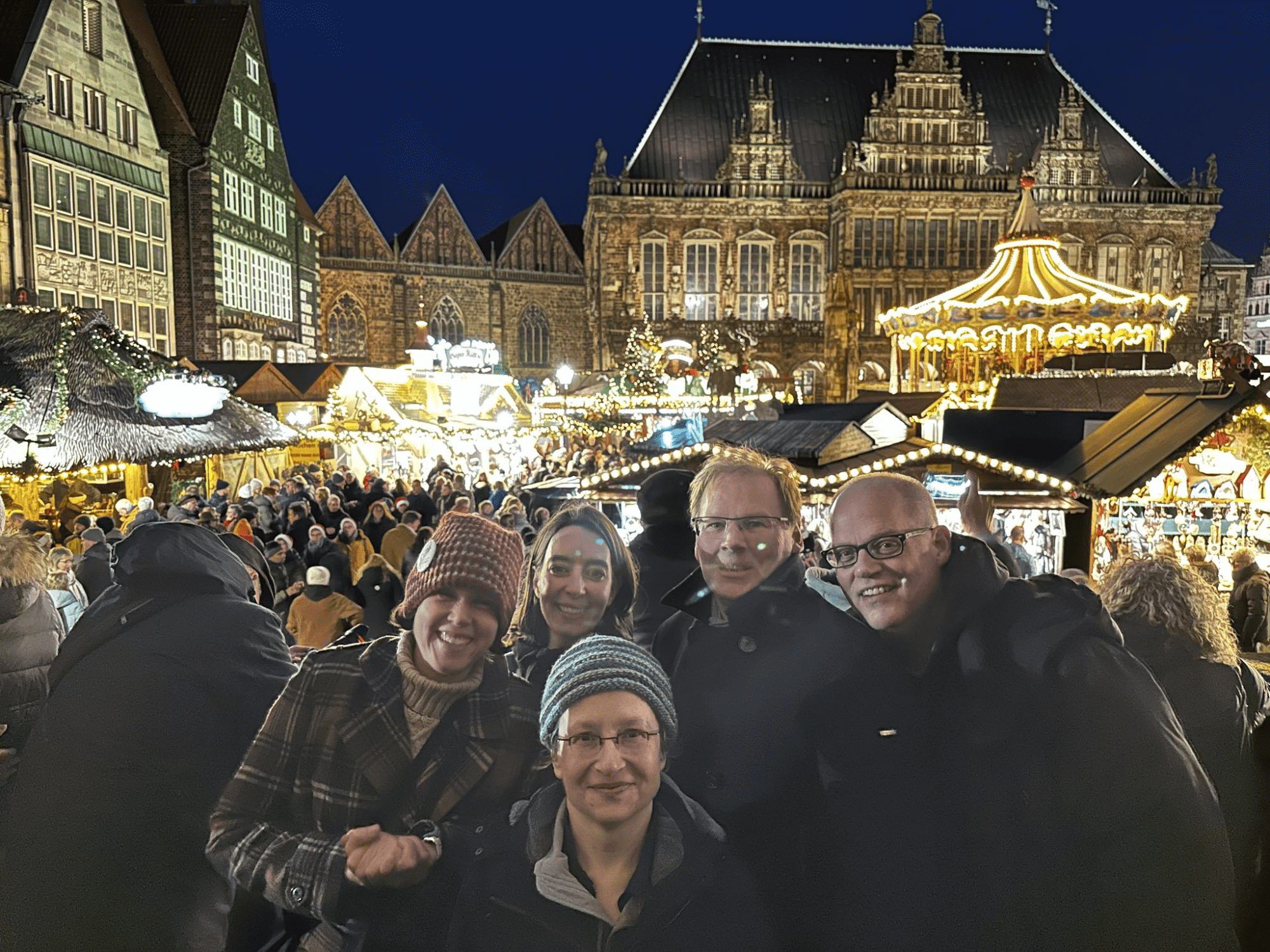 Democrats Abroad at the Xmas market in Bremen