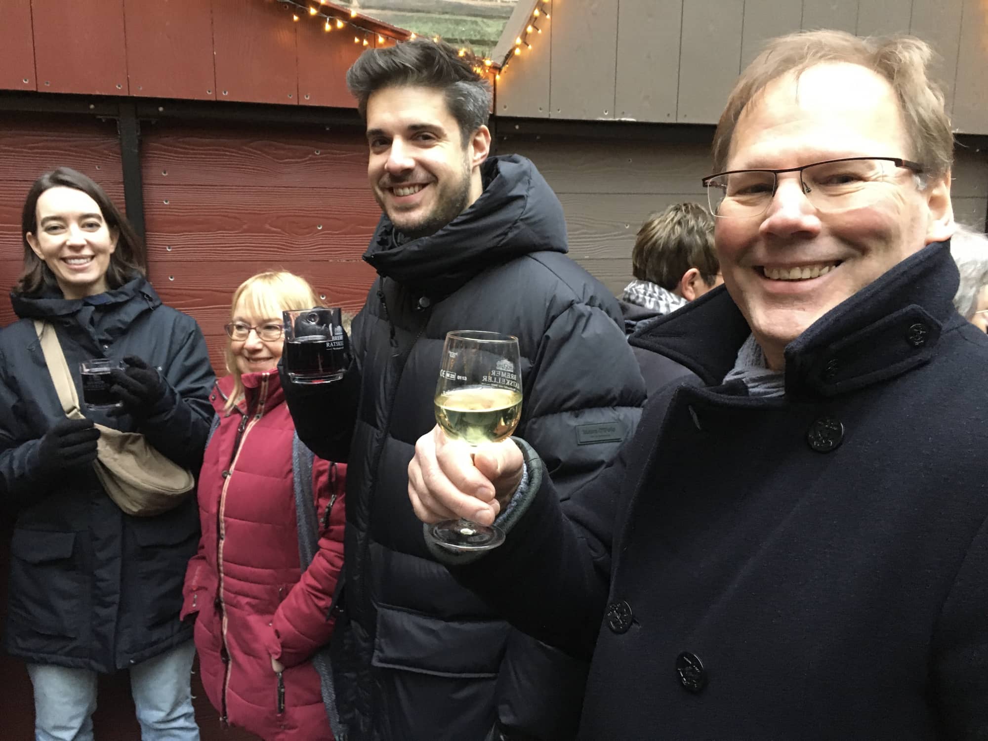 Glühwein at the Xmas market in Bremen