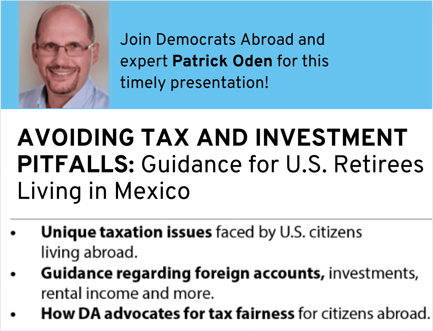 Taxes+Investments (Retirees in Mexico)