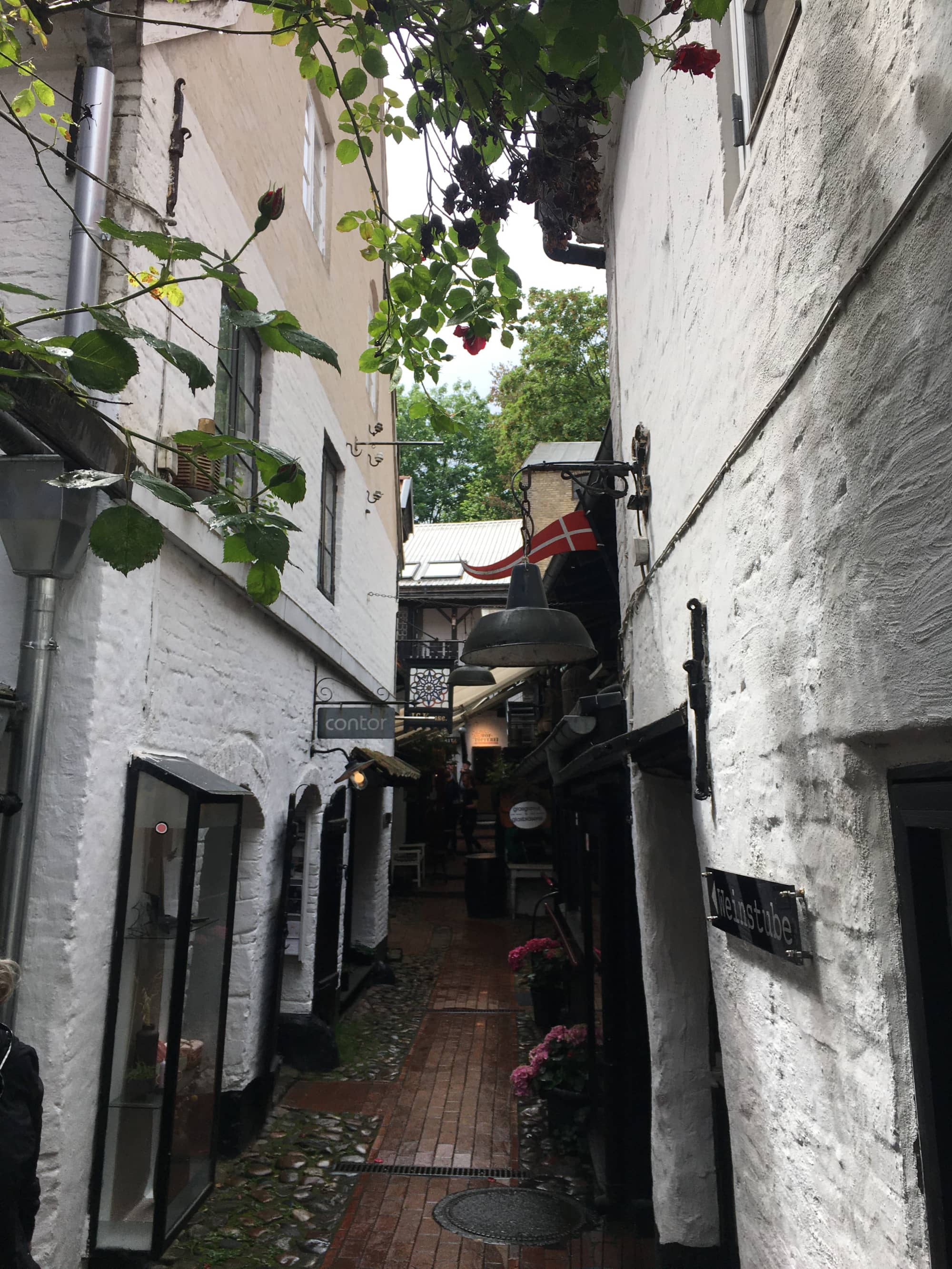 Hidden alley in Flensburg