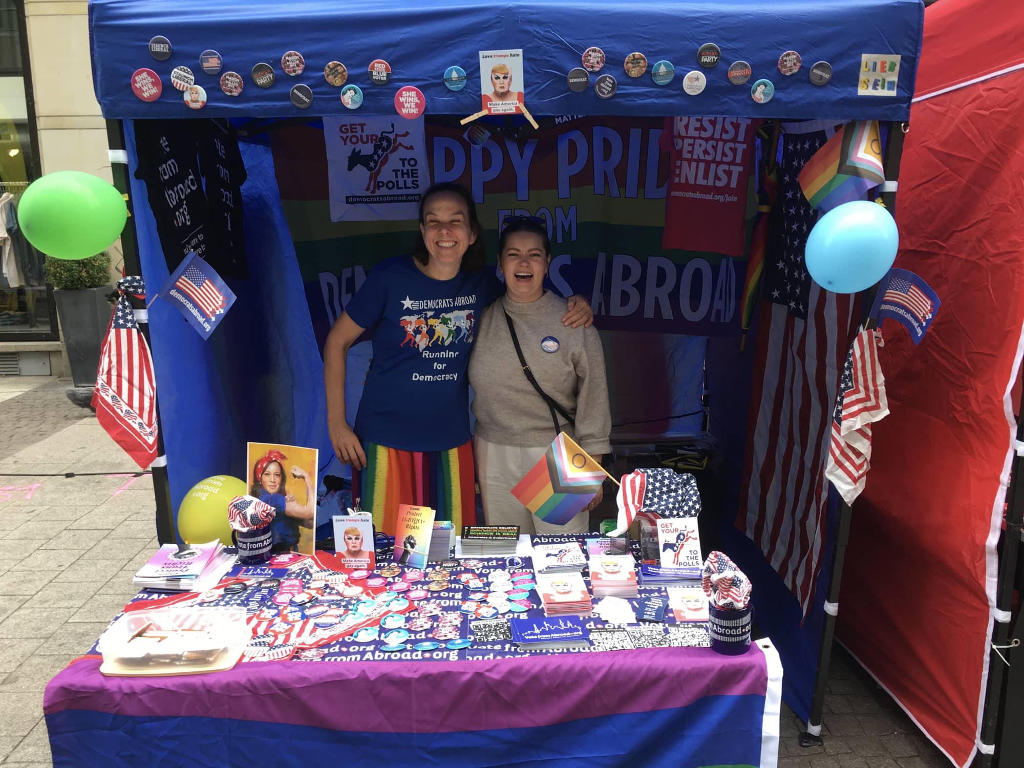 GOTV stand at CSD