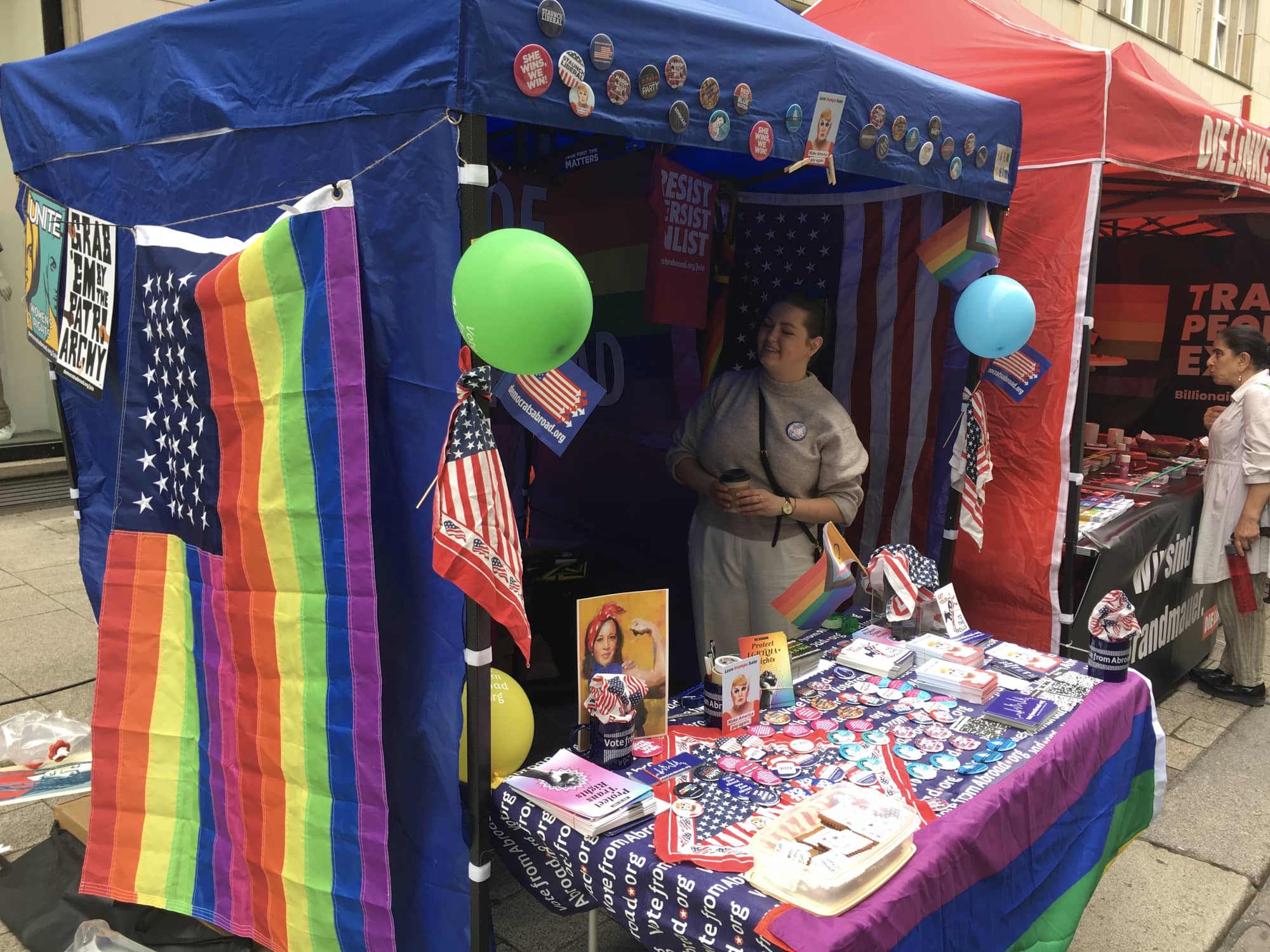 GOTV stand at CSD