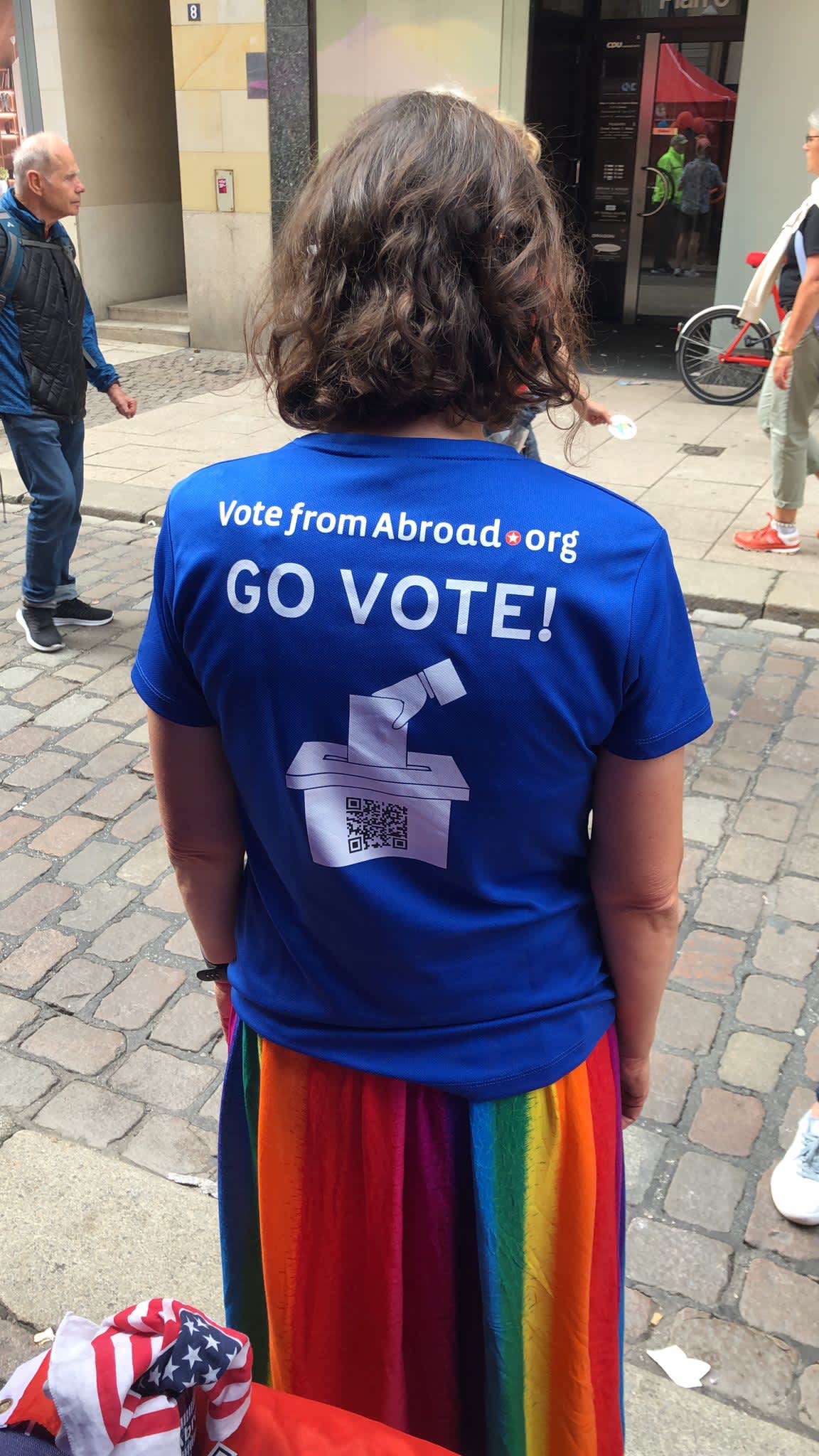 Running for Democracy t-shirt