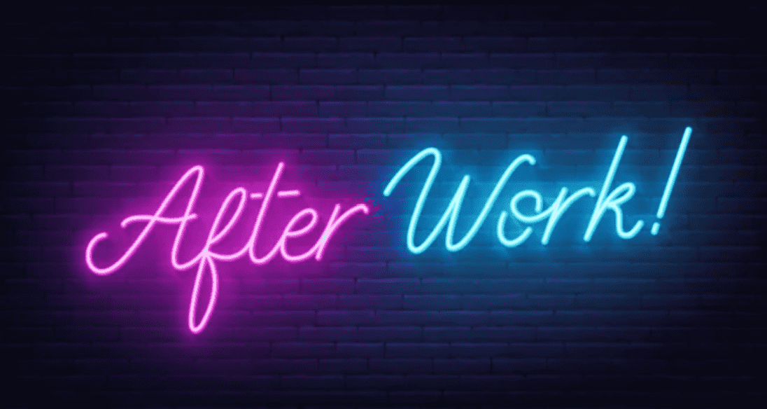 Neon sign that reads After Work