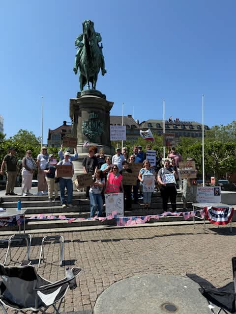 No Dictators Day rally in Malmö at Stortorget