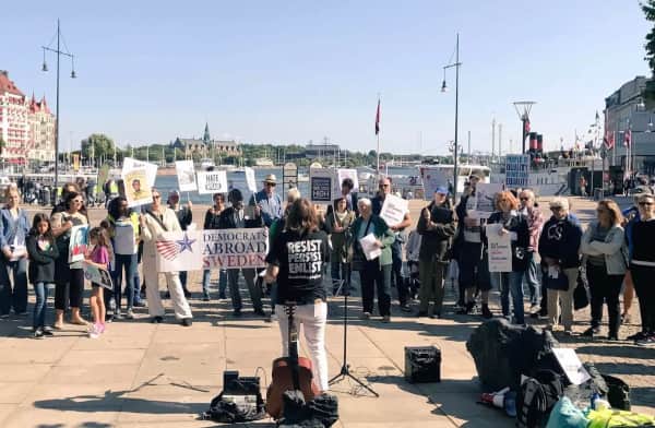 DA Sweden rallies in Stockholm against hate, 26 August 2017
