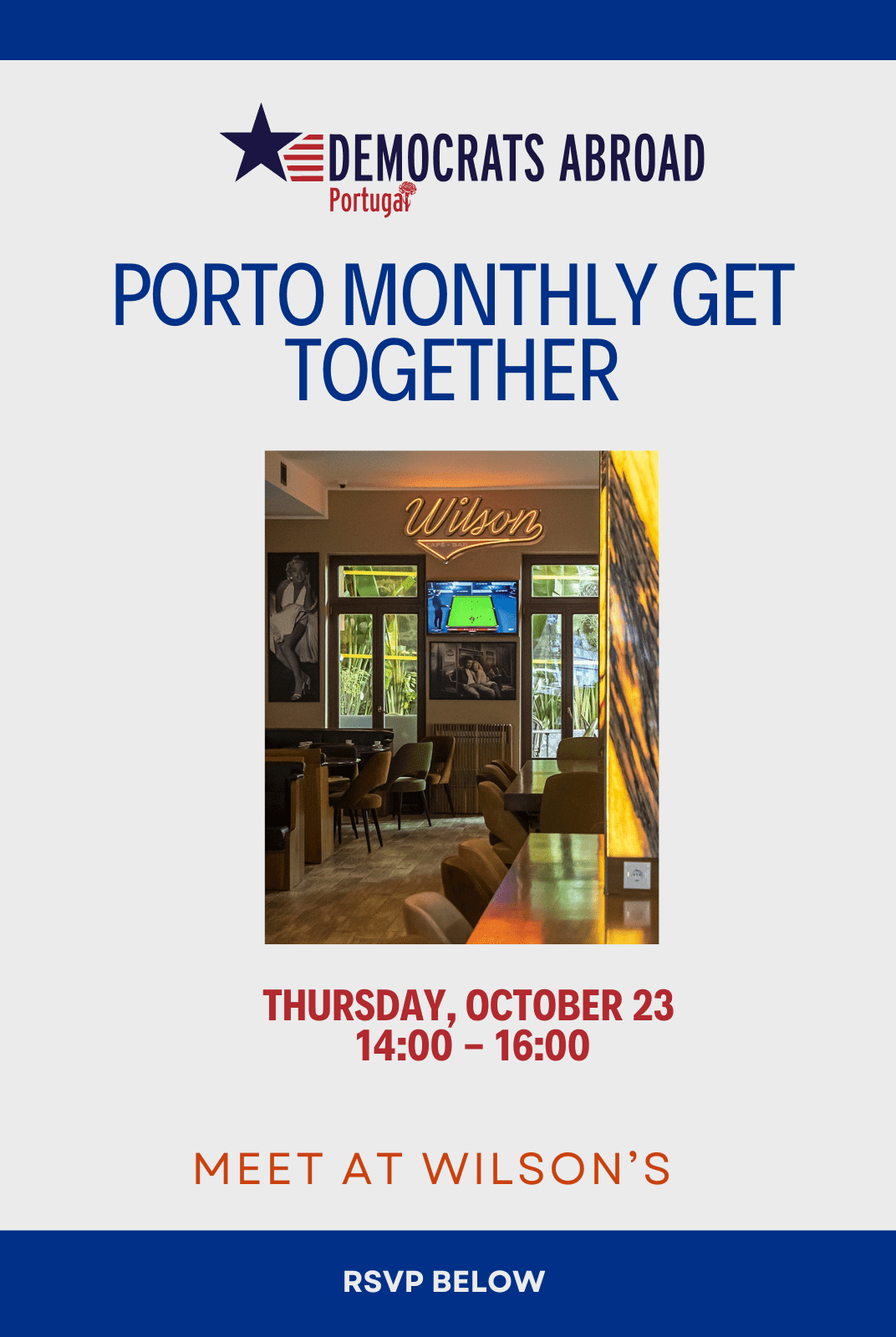 Porto Monthly Meetup Flyer