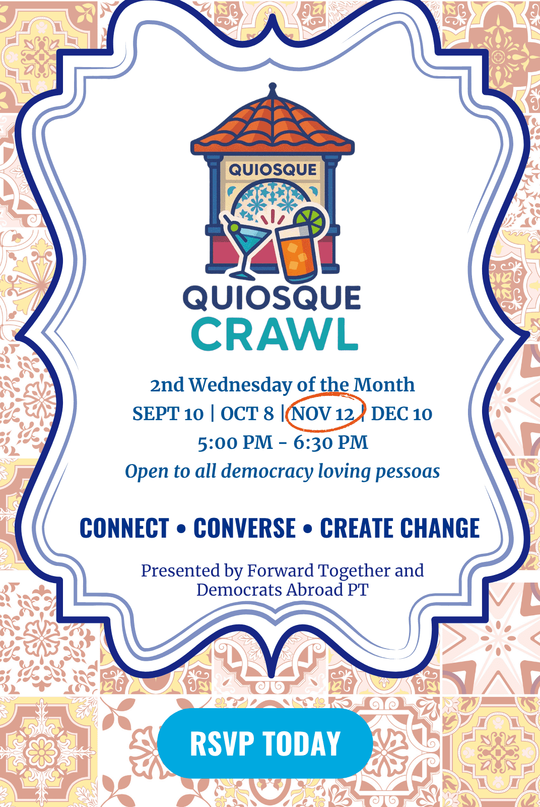 Quiosque Crawl Flyer