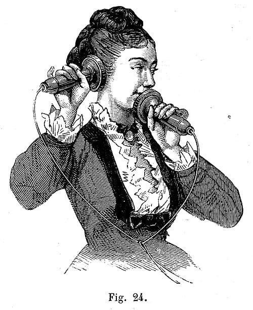 A phone from the late 1800s.