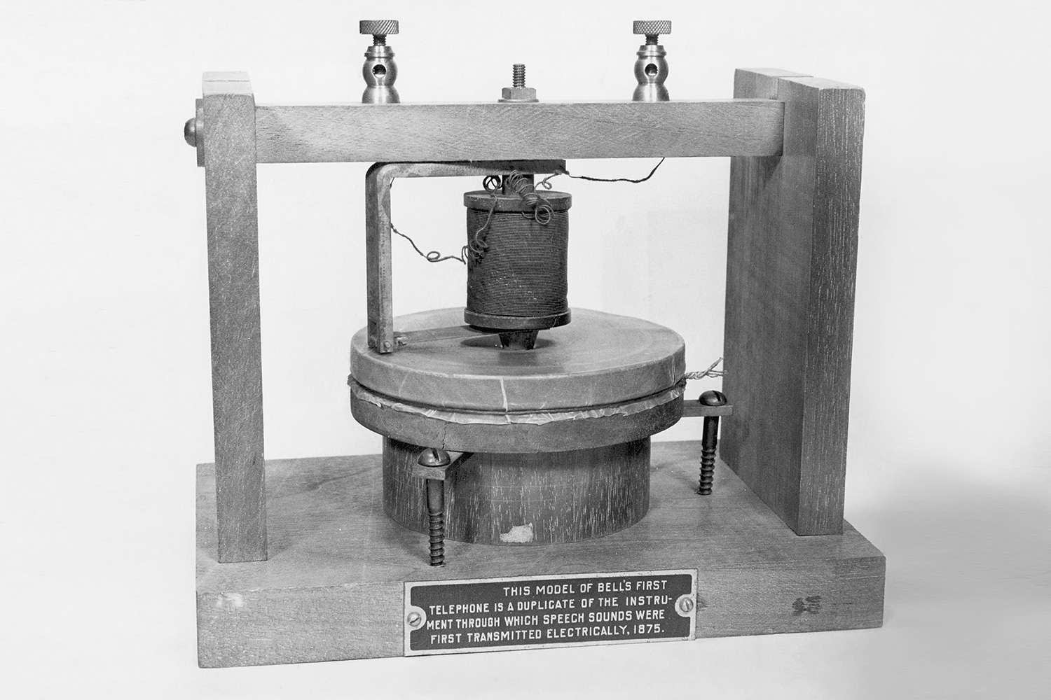 Bell's original laboratory phone.