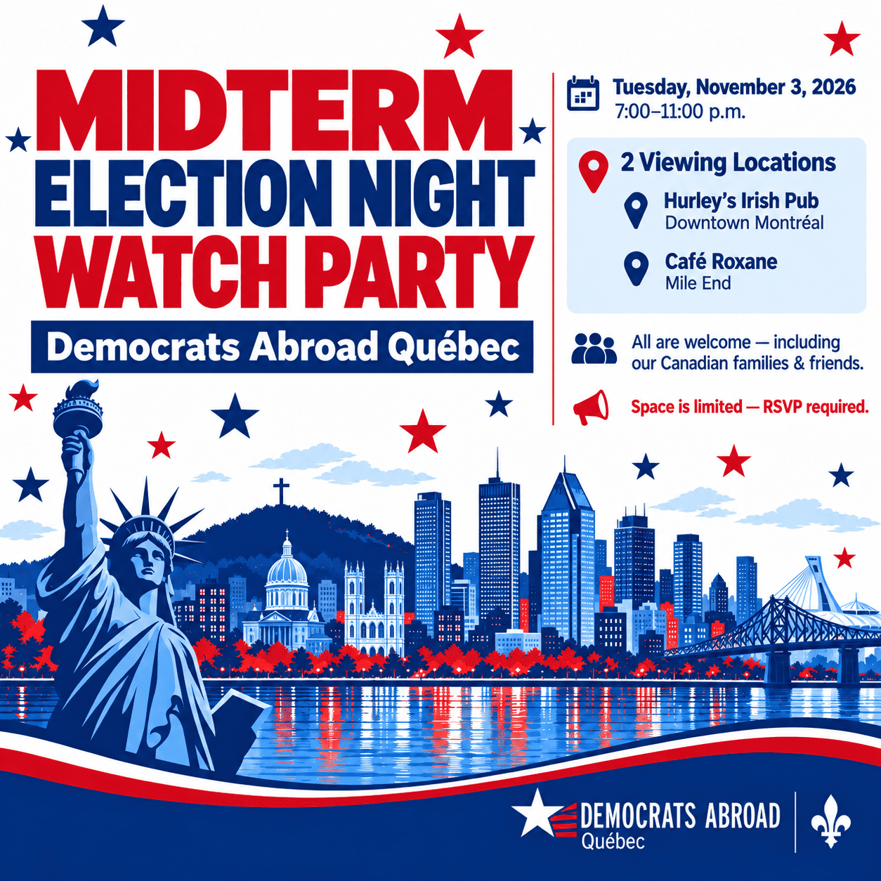 DAQC Midterm Election Watch Party