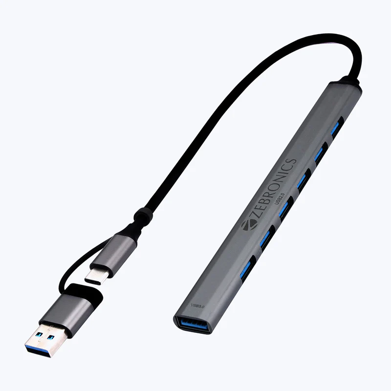 Zebronics ZEB-700HB USB Hub | 7 High Speed USB Port | Price in Nepal