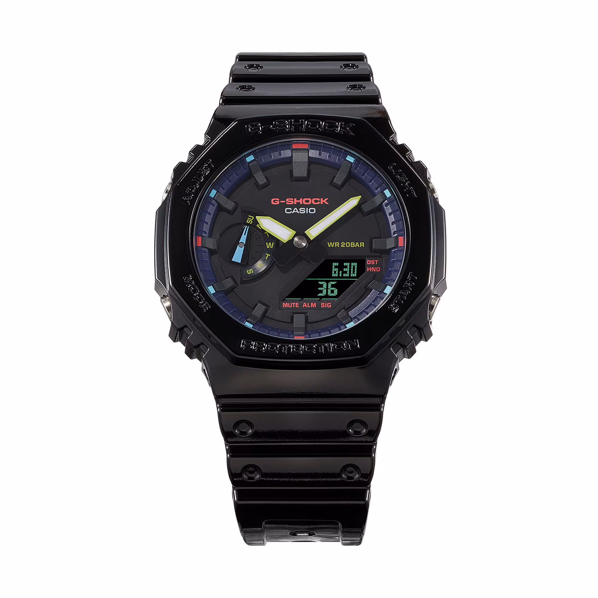 Casio G-SHOCK GA-2100RGB-1A: Gamer Edition 200M Water Resistant, Nepal