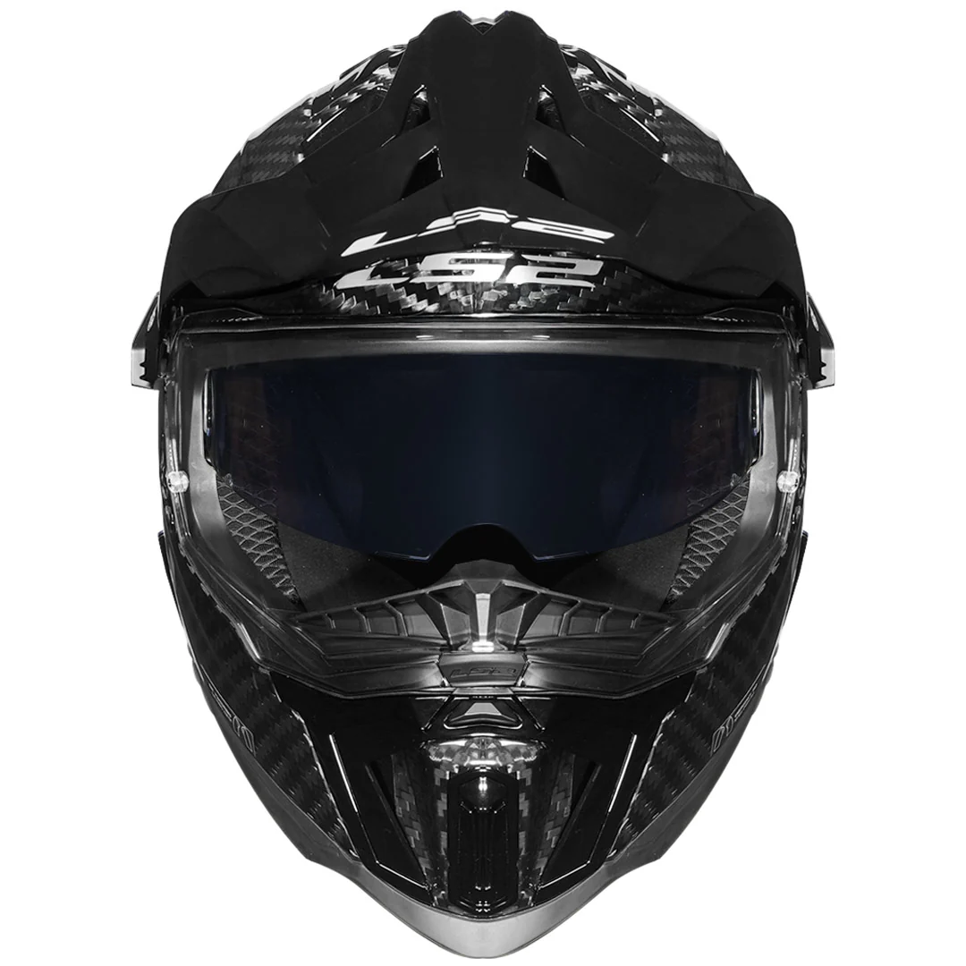 LS2 MX701 Explorer Carbon | Gloss Black Dual Sport ECE 22.06 - Nepal