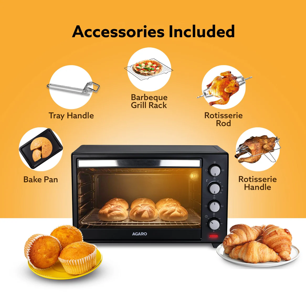 AGARO Marvel 48L OTG Oven price in Nepal-3