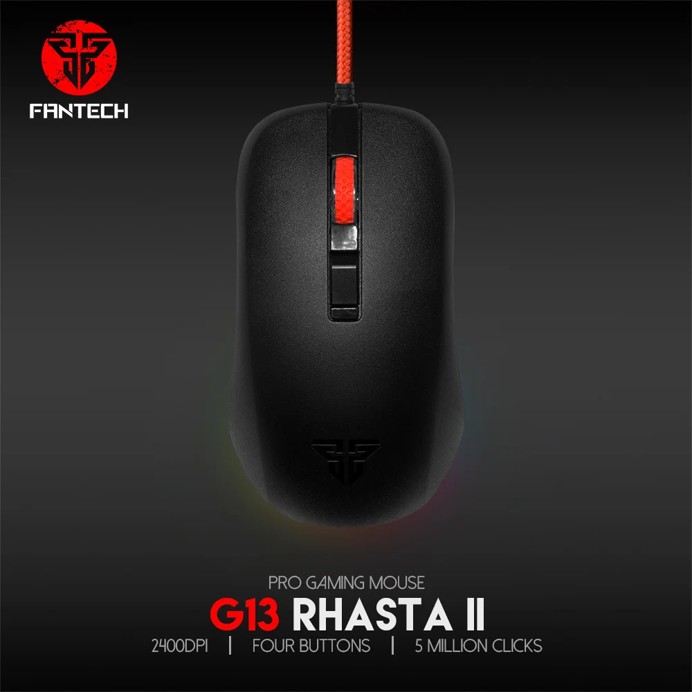 Fantech G13 Rhasta II Gaming Mouse | RGB Ambidextrous Design | Nepal