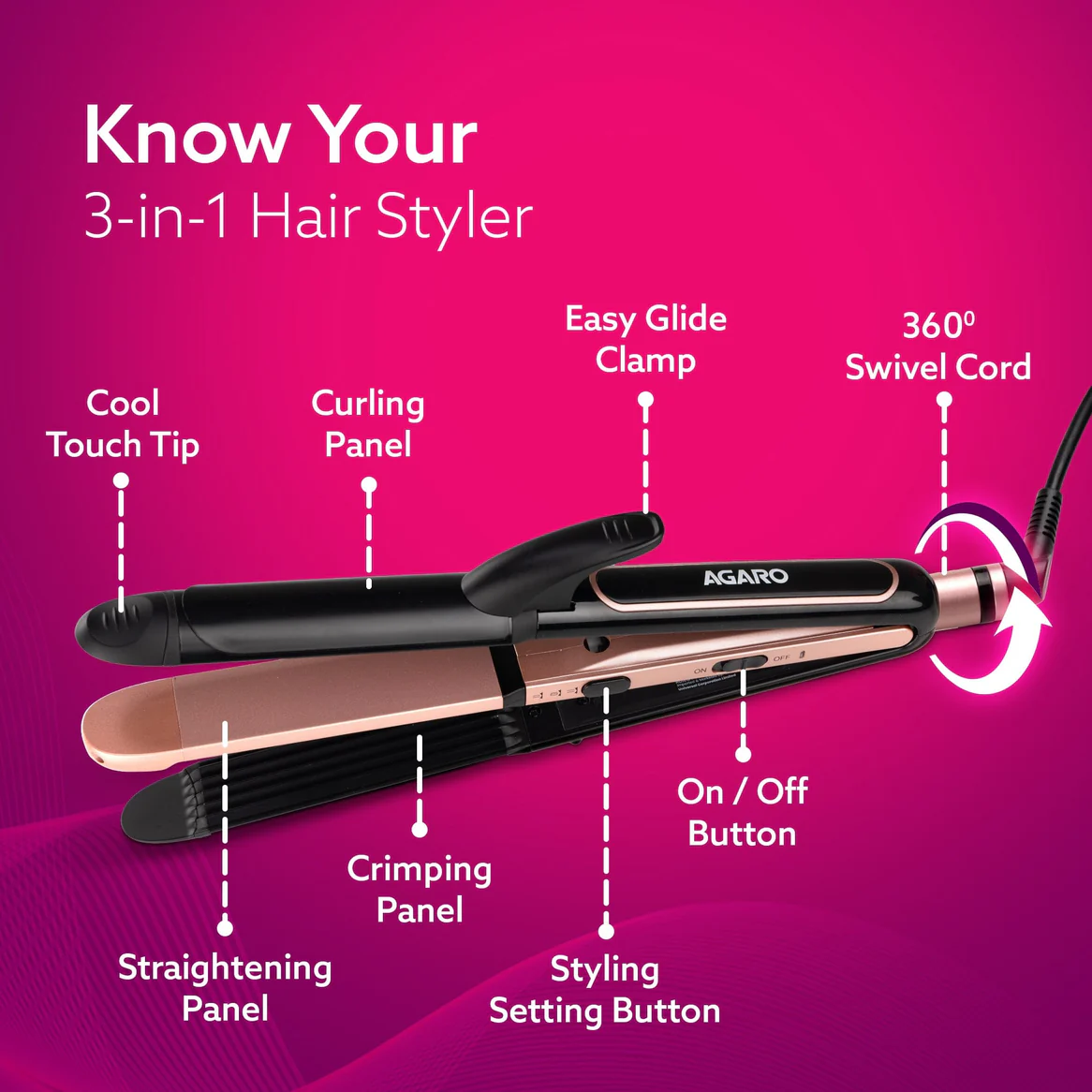 agaro-hs1119 3‑in‑1-hair-styler-nepal-2