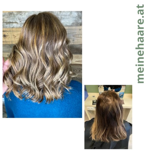Frisuren-Bild von Friseur Franz Weingartshofer auf hairinspo: frau, kopfhaar, glatt, lang, stufenschnitt, beachwaves, mehrfarbig, balayage, dunkelblond, hellbraun, aschblond