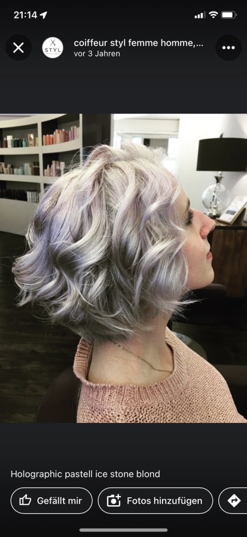 Frisuren-Bild von styl femme homme auf hairinspo: frau, kopfhaar, wellig, schulterlang, beachwaves, mehrfarbig, blondierung, metallic Frisuren-Bild von styl femme homme auf hairinspo: frau, kopfhaar, wellig, schulterlang, beachwaves, mehrfarbig, blondierung, metallic