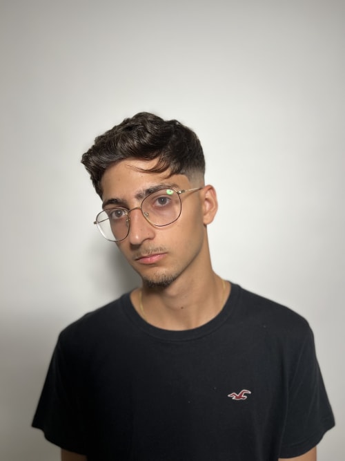 Frisuren-Bild von Valentin Florin Ignat auf hairinspo: mann, kopfhaar, wellig, kurz, fadecut, einfarbig, haarfarbe, hellbraun