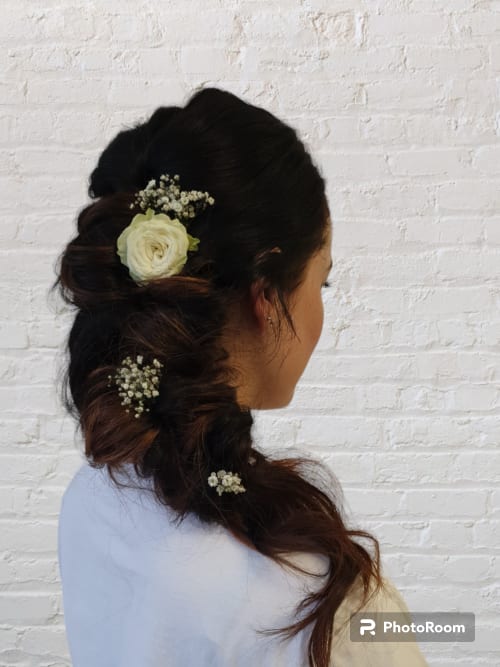 Frisuren-Bild von Diana Linke auf hairinspo: frau, kopfhaar, lockig, lang, brautfrisur, mehrfarbig, balayage, kupfer