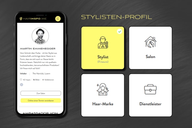 Wie erstelle ich ein Stylisten-Profil?