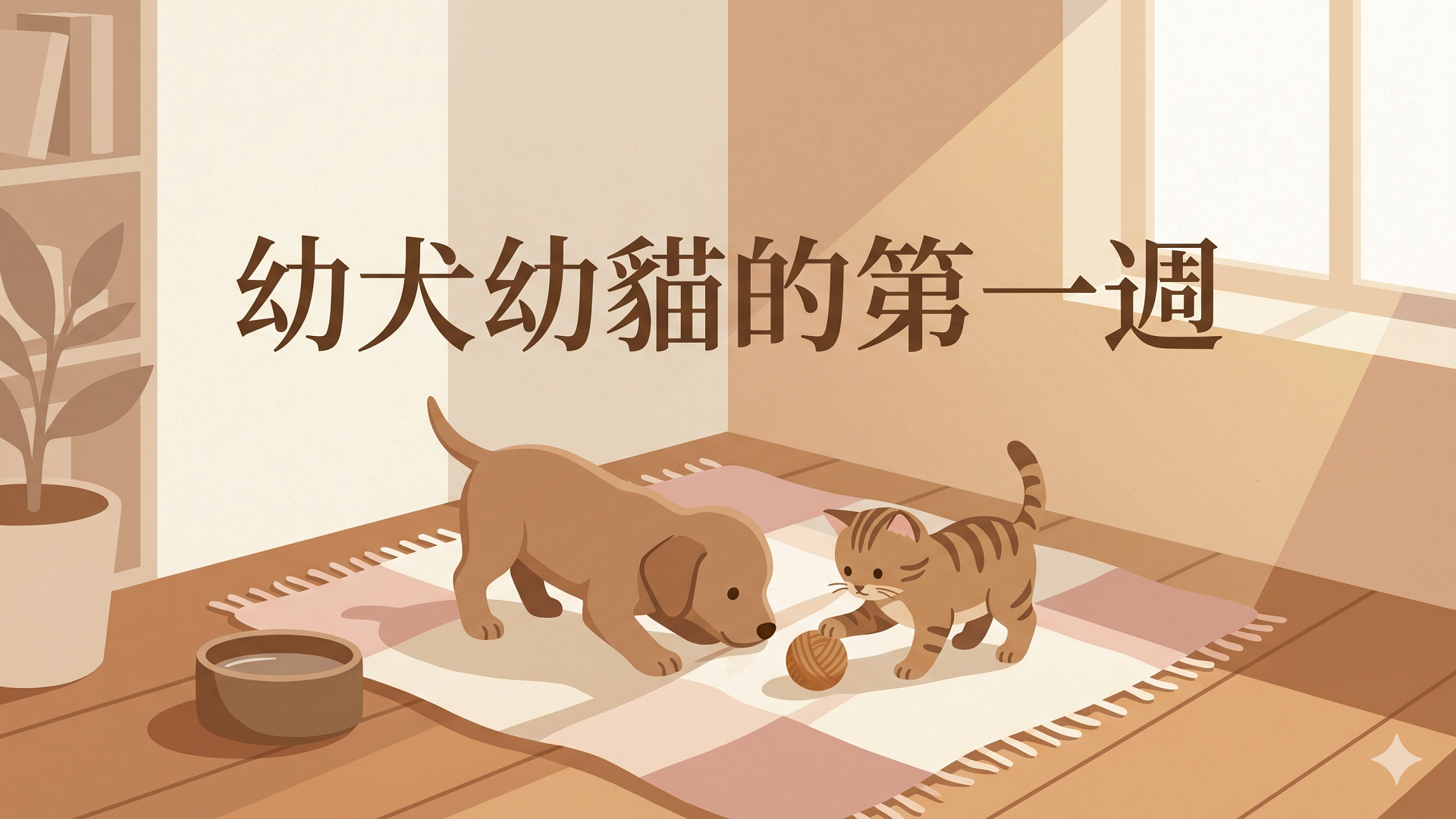 新成員到家!幼犬幼貓第一週的安頓清單