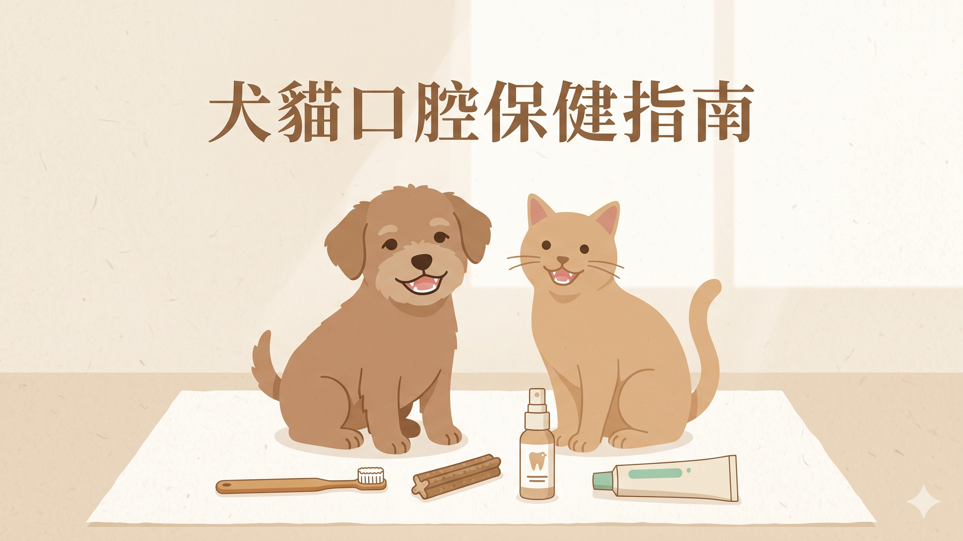 別讓口臭成為日常!犬貓刷牙與潔牙產品全攻略