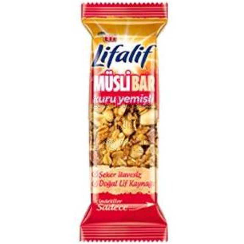 ETI LIFALIF MUSLI BAR KURU YEMISLI 35 GR Demtaş Gıda