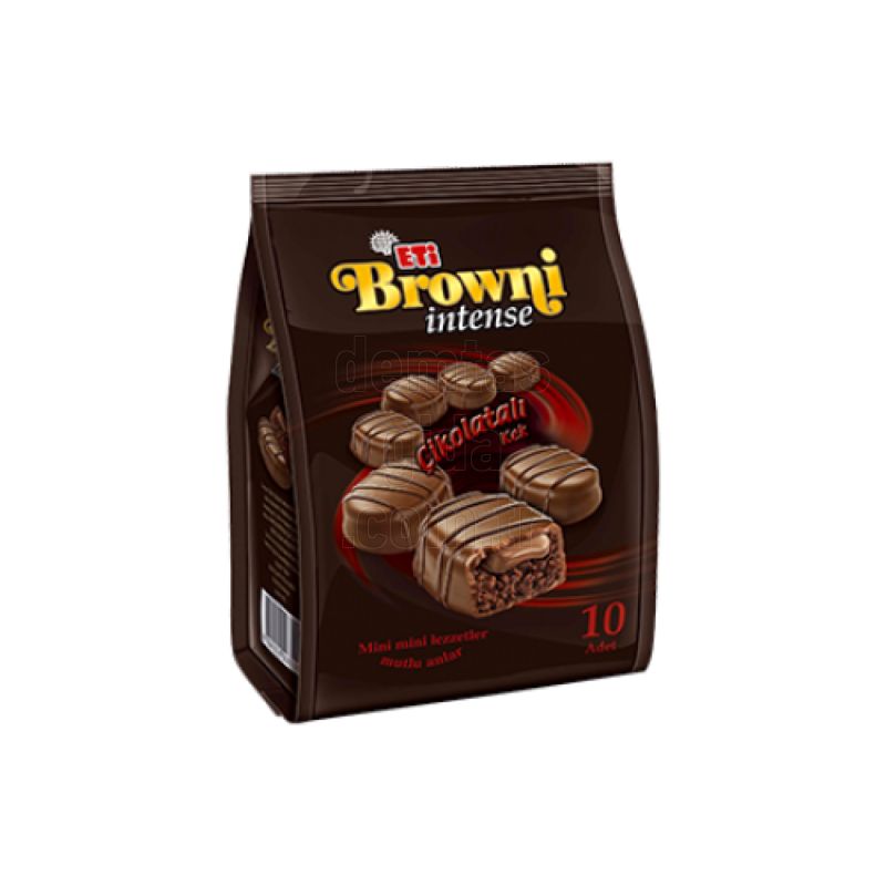 ETI (17652) BROWNI INTENSE MINI CIKOLATALI 160 GR Demtaş Gıda