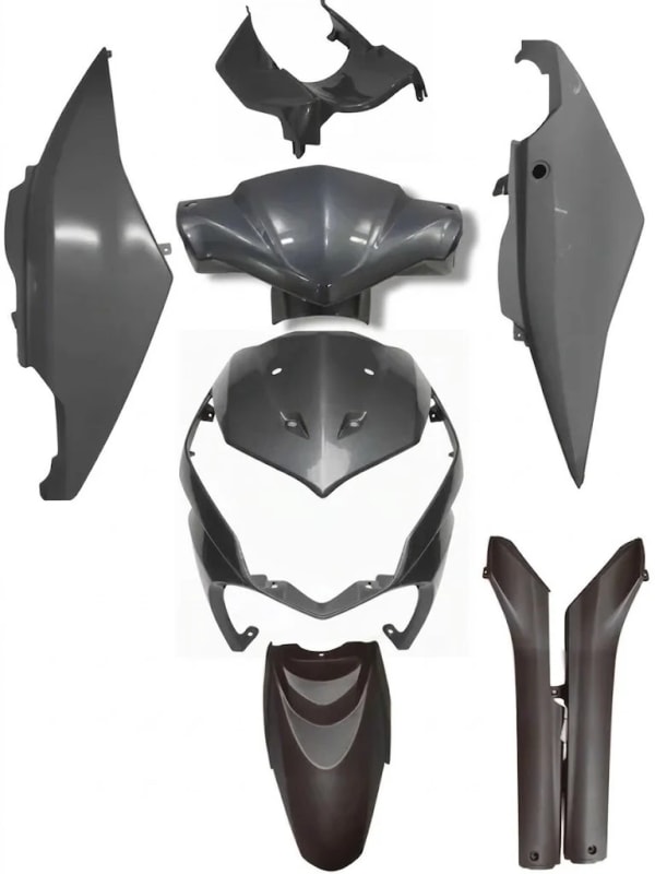Honda Dio Cowling Nose Black matt India - View 2