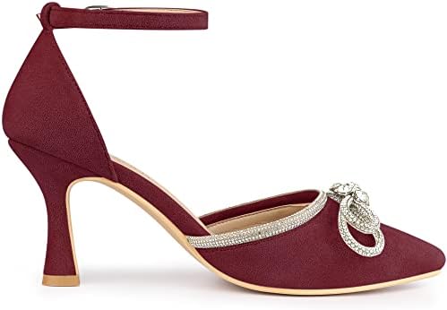 Vue 6 de Womens Rhinestones Bow Ankle