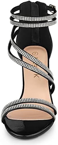 Vue 2 de Femmes Pu Bride Cheville