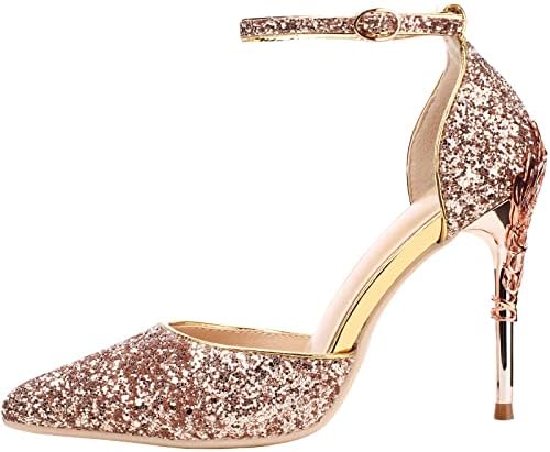 Vue 2 de Escarpins Sandales Paillette Femme