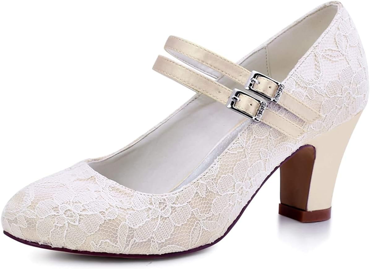 Hc Chaussures Mariee Dentelle