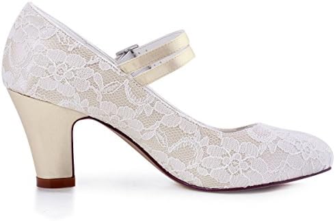 Vue 4 de Hc Chaussures Mariee Dentelle