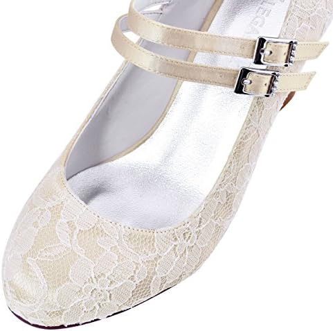 Vue 6 de Hc Chaussures Mariee Dentelle