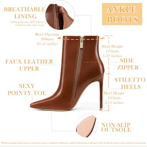 Vue 2 de Bottines Pour Femmes Bout