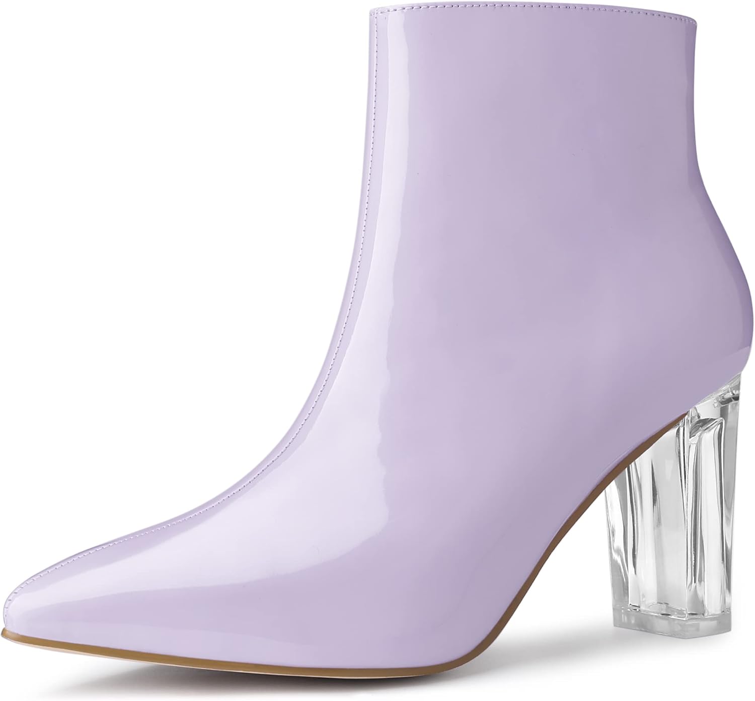 Femme Bottines Transparentes Talons