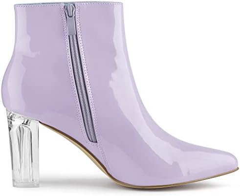 Vue 7 de Femme Bottines Transparentes Talons