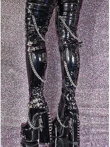 Vue 4 de Bottes Pour Femme Talon