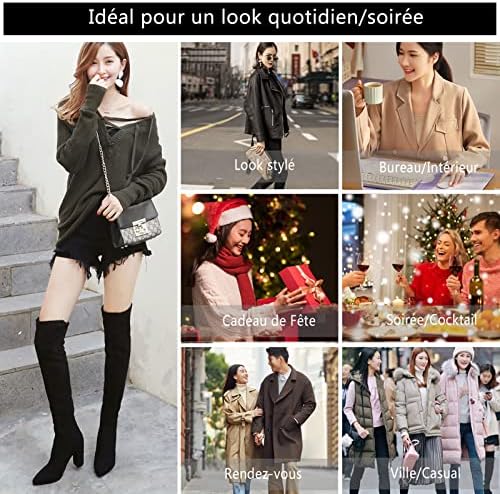 Vue 6 de Bottes Cuissardes Femme Hiver