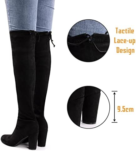 Vue 5 de Botte Haute Femme Talon