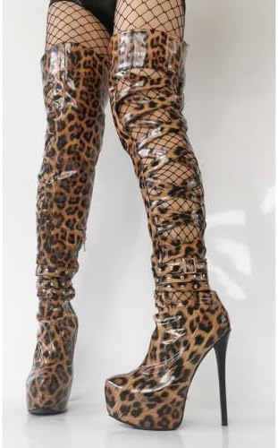 Vue 5 de Cuissardes Pour Femmes Bottes