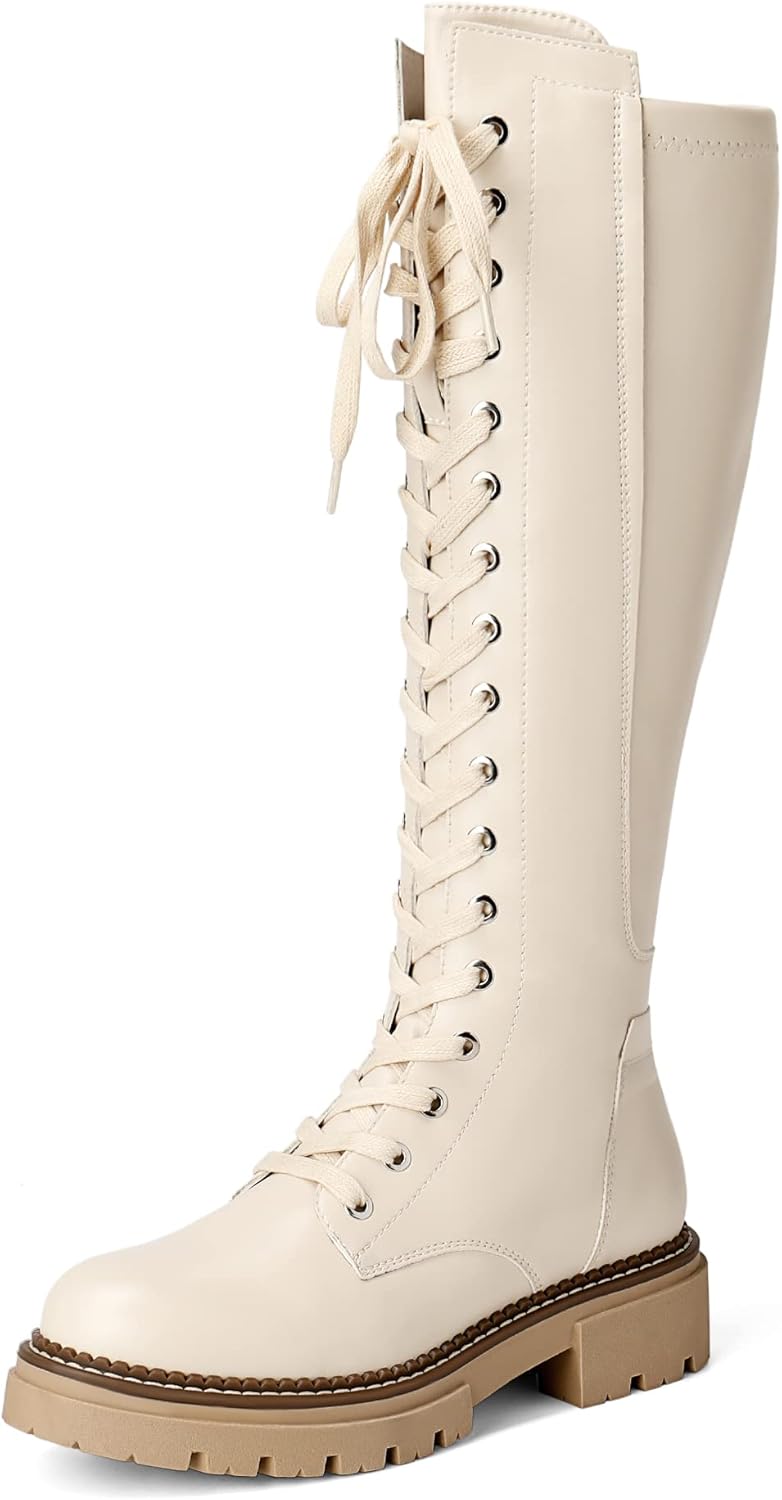 Bottes Hautes Femme Au-dessus Du Genou – Bout Pointu, Talon épais, Style 2025