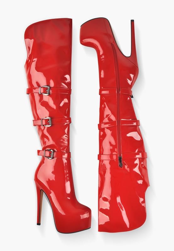 Vue 4 de Bottes Talons Hauts