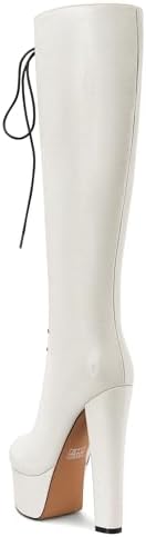 Vue 4 de Bottes Femme Plateforme Mimollet